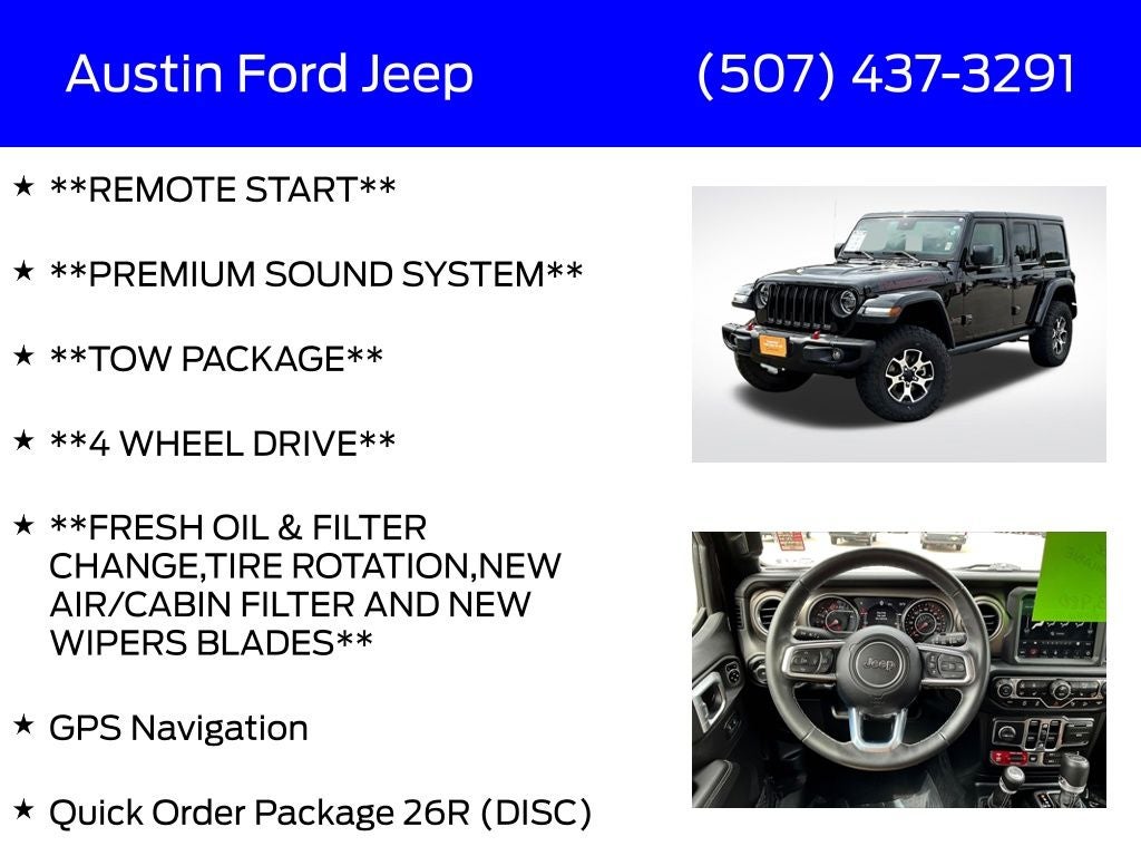 2020 Jeep Wrangler Unlimited Rubicon