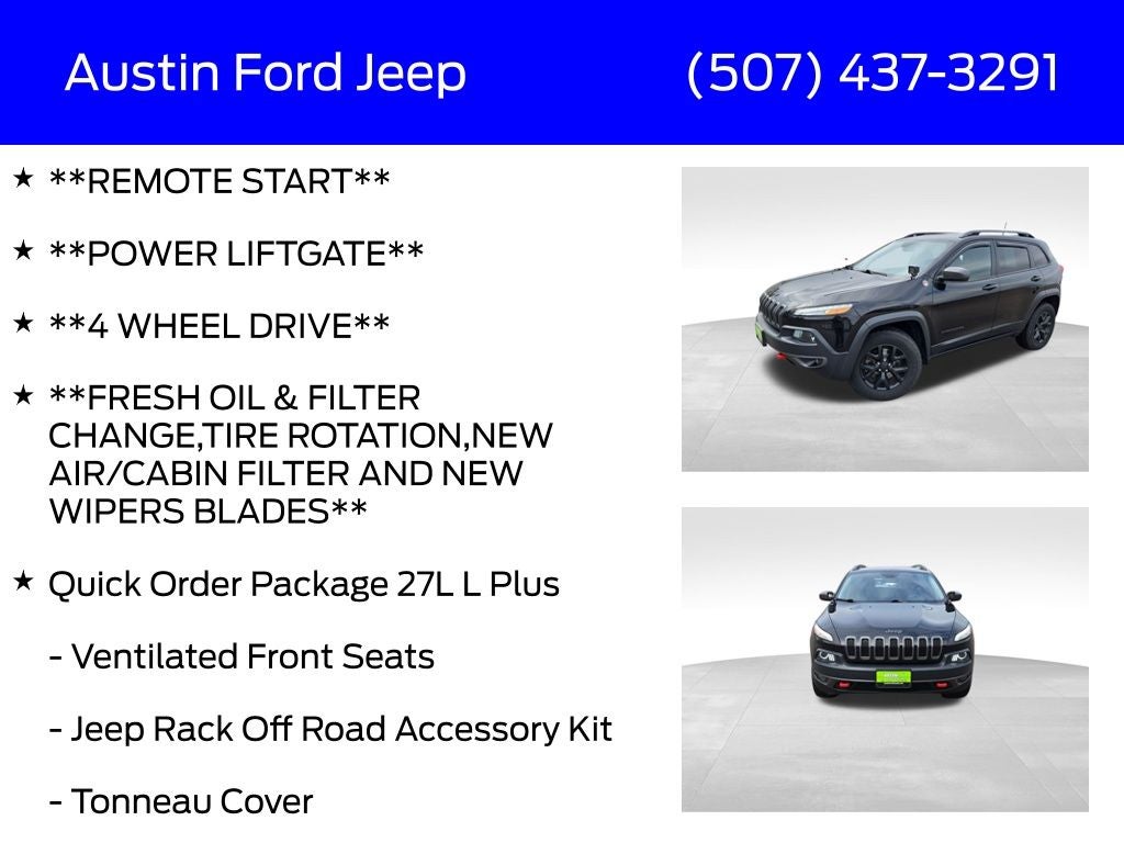 2017 Jeep Cherokee Trailhawk L Plus