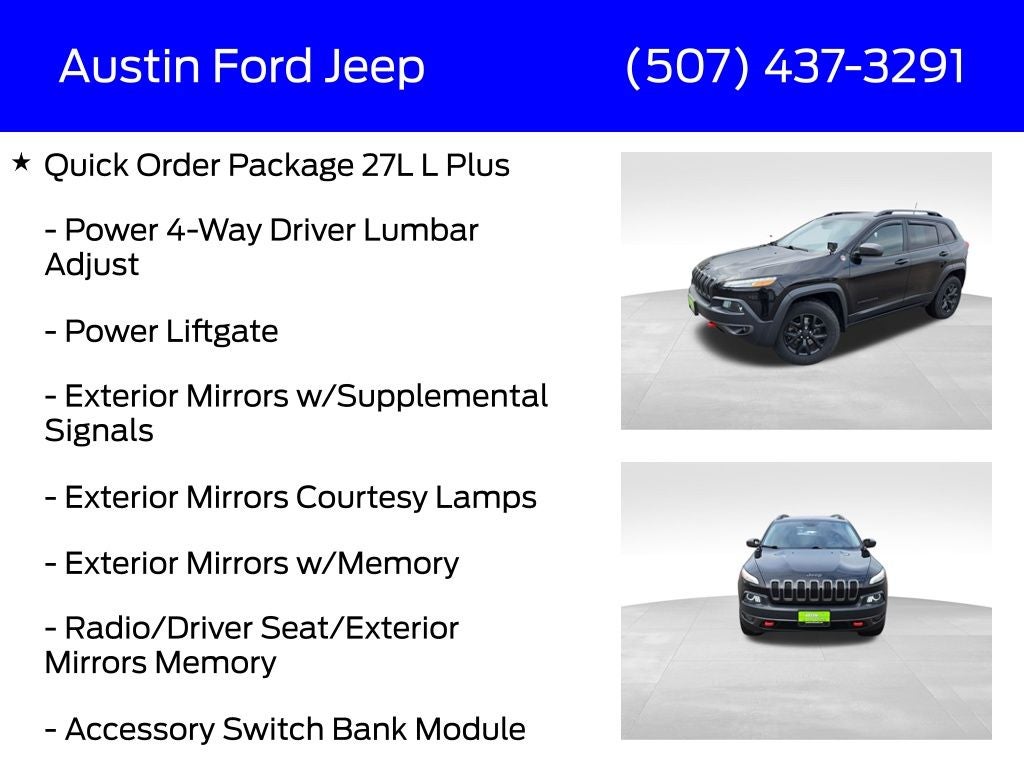 2017 Jeep Cherokee Trailhawk L Plus