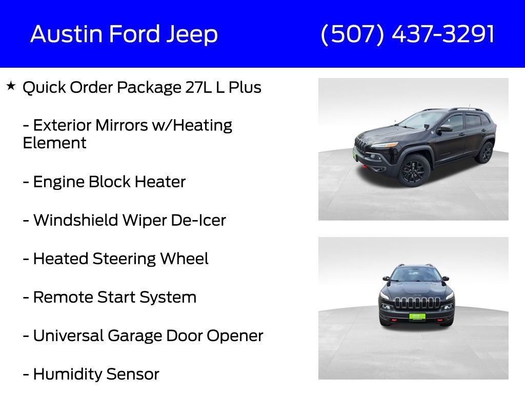 2017 Jeep Cherokee Trailhawk L Plus