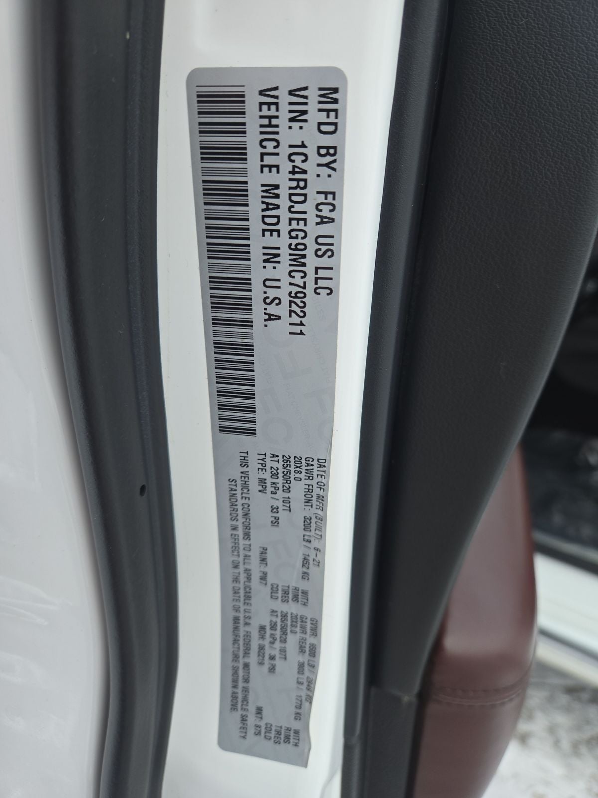 2021 Dodge Durango Citadel