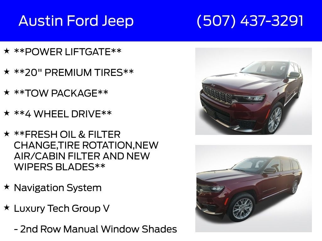 2023 Jeep Grand Cherokee L Summit