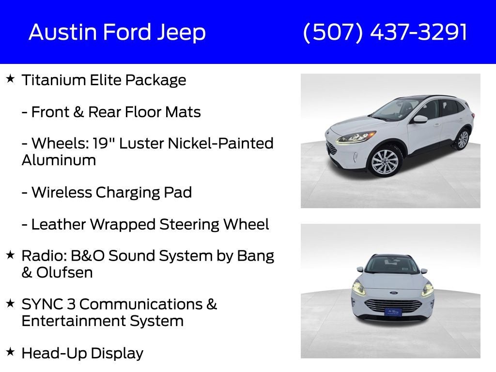 2021 Ford Escape Titanium Hybrid