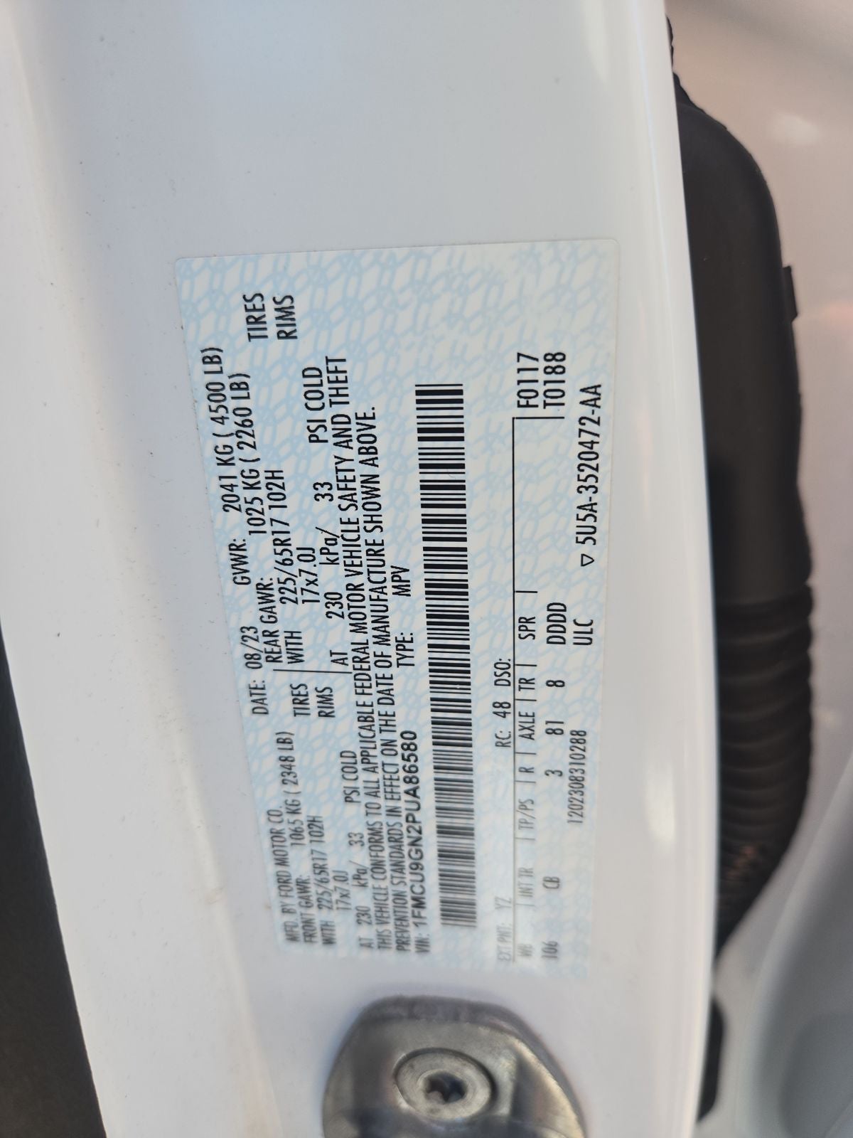 2023 Ford Escape Active