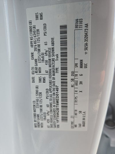 2021 Ford F-250SD Lariat