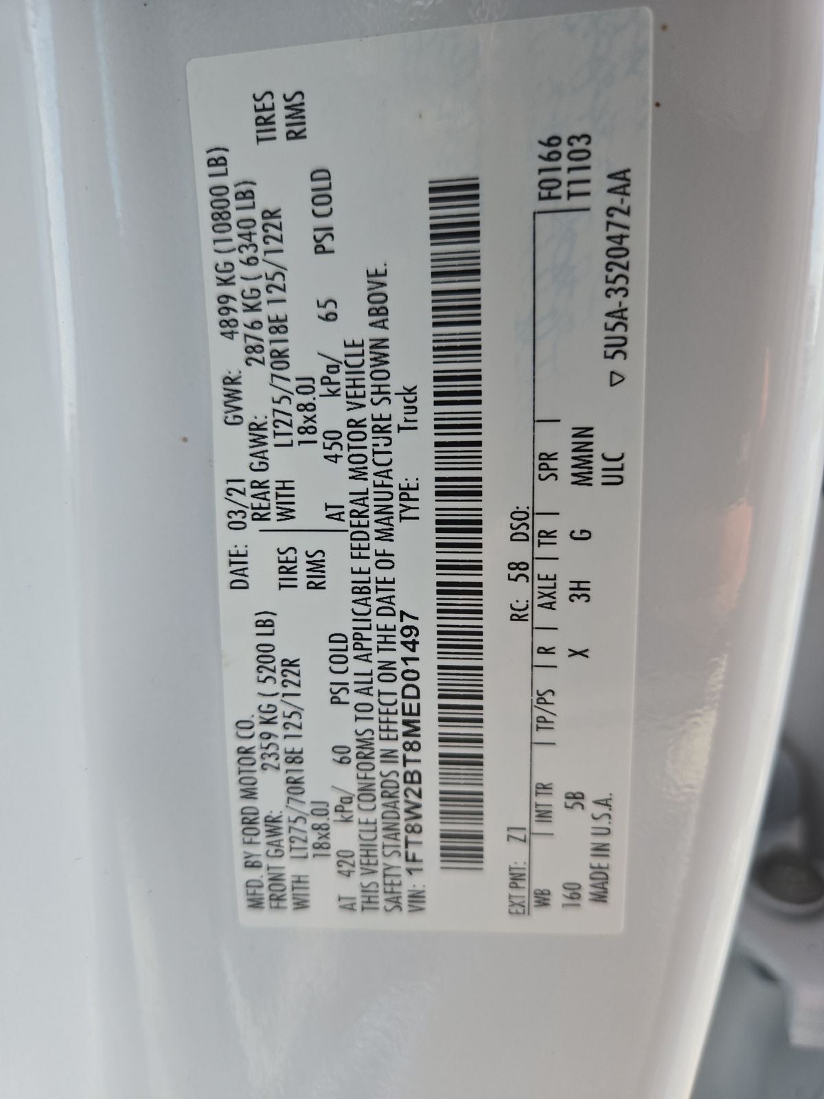 2021 Ford F-250SD Lariat