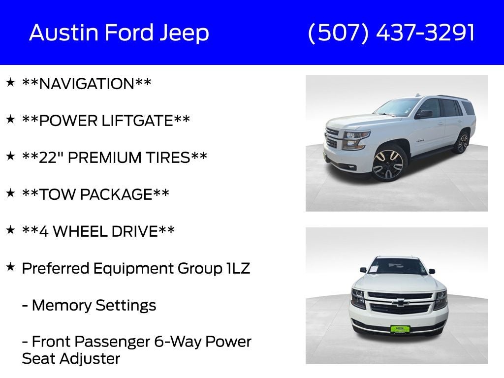 2018 Chevrolet Tahoe Premier