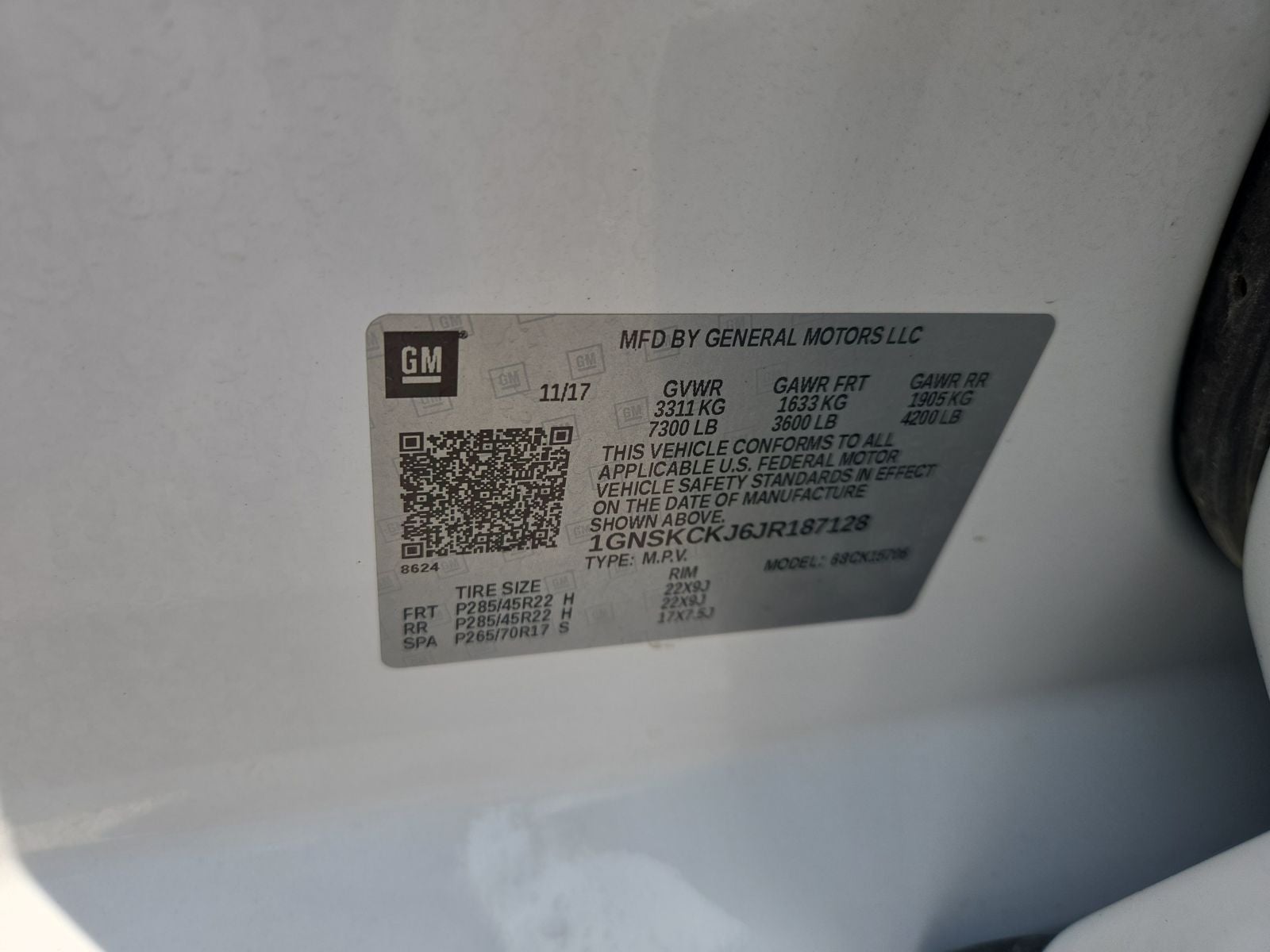 2018 Chevrolet Tahoe Premier