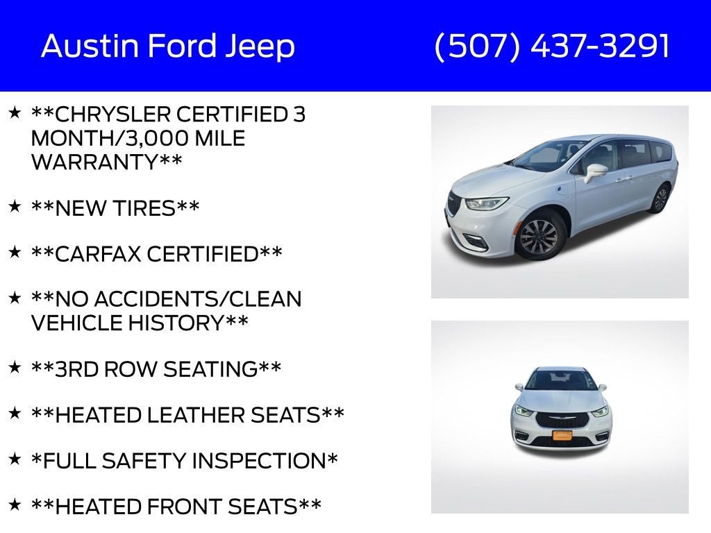 2022 Chrysler Pacifica Hybrid Touring L Theatre System!