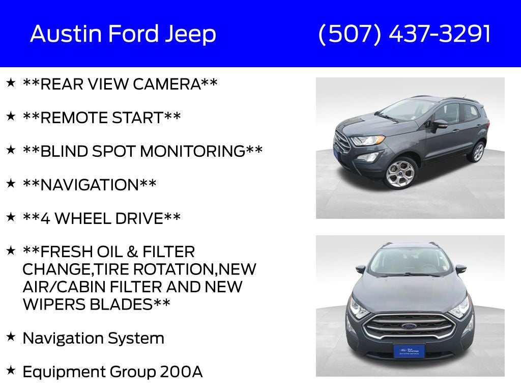 2022 Ford EcoSport SE